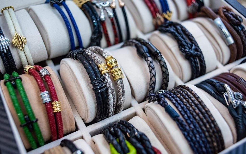 Leather Bracelets in Colours